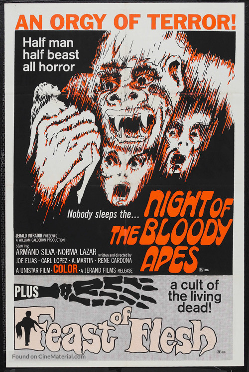 La horripilante bestia humana - Combo movie poster