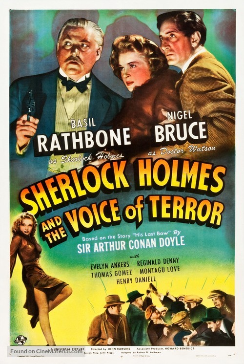 Sherlock Holmes and the Voice of Terror - Movie Poster