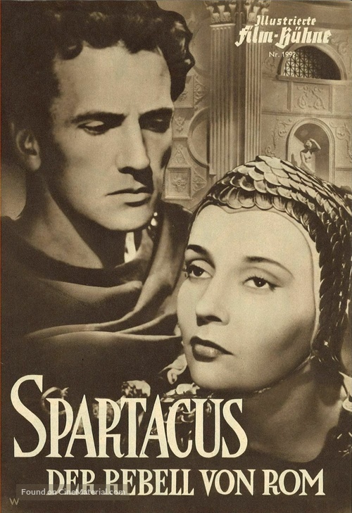Spartaco - German poster