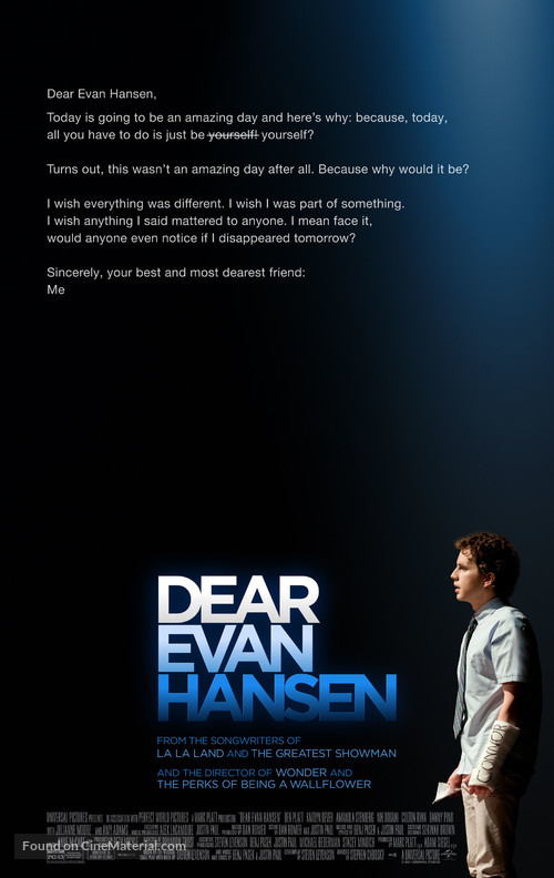 Dear Evan Hansen - Movie Poster