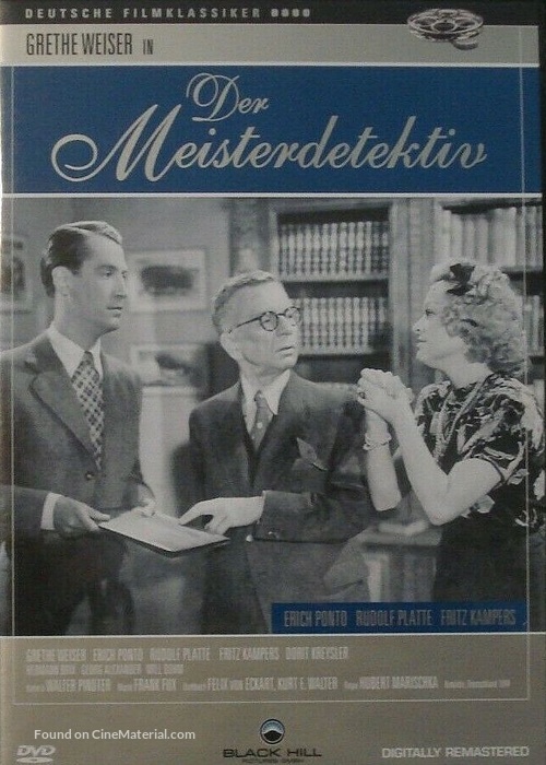 Der Meisterdetektiv - German DVD movie cover