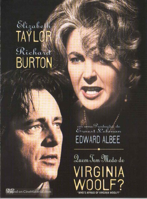 Who&#039;s Afraid of Virginia Woolf? - Brazilian DVD movie cover