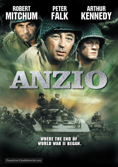 Lo Sbarco di Anzio - British DVD movie cover