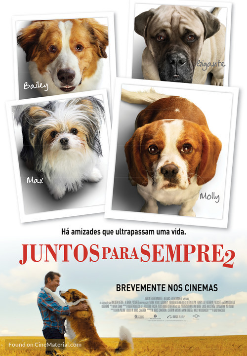 A Dog&#039;s Journey - Portuguese Movie Poster