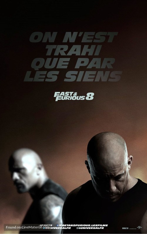 The Fate of the Furious - French Movie Poster