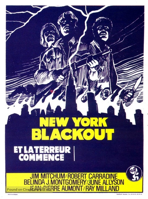 Blackout - Belgian Movie Poster