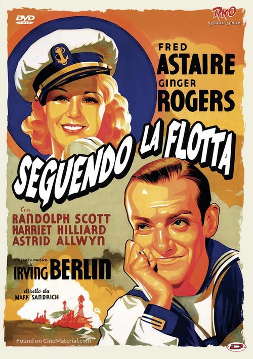 Follow the Fleet - Italian DVD movie cover