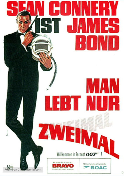 You Only Live Twice - German Movie Poster