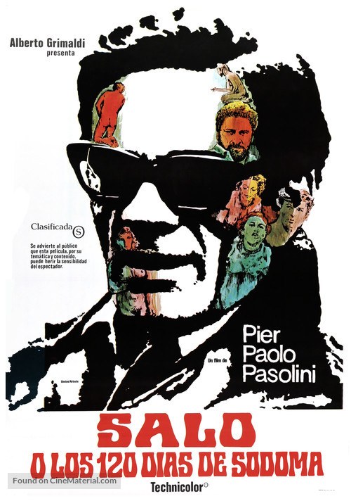 Sal&ograve; o le 120 giornate di Sodoma - Spanish Movie Poster
