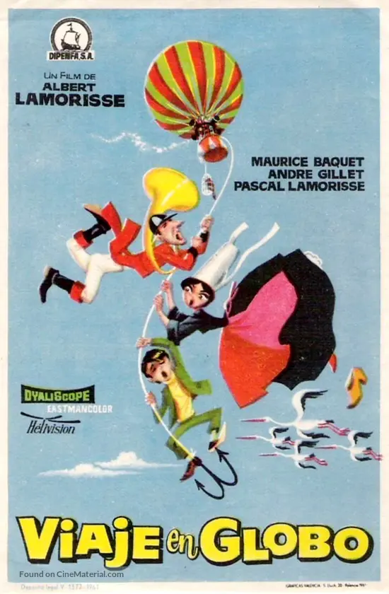 Le voyage en ballon - Spanish Movie Poster