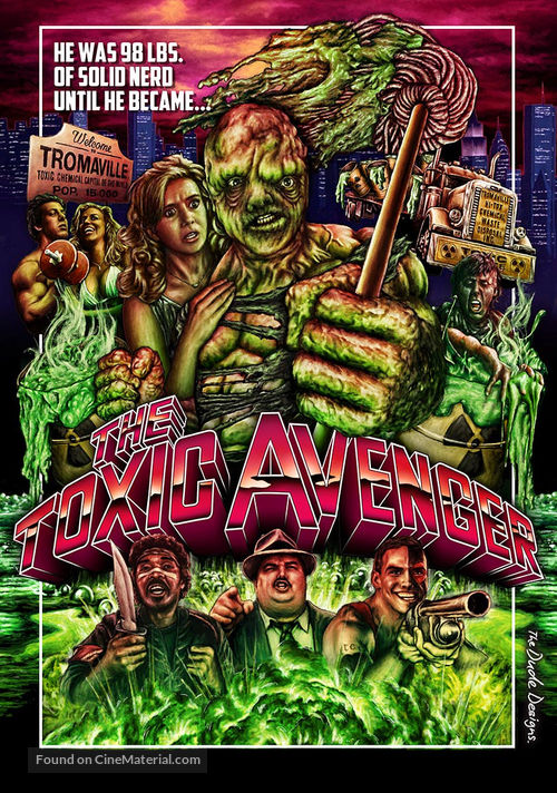 The Toxic Avenger - German poster