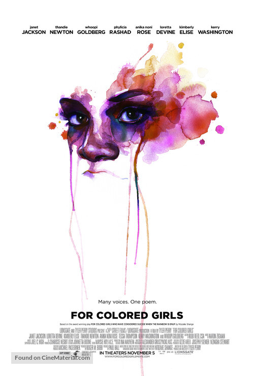 For Colored Girls - Movie Poster