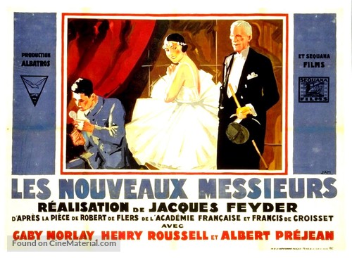 Les nouveaux messieurs - French Movie Poster