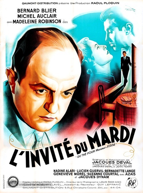 L&#039;invit&eacute; du mardi - French Movie Poster