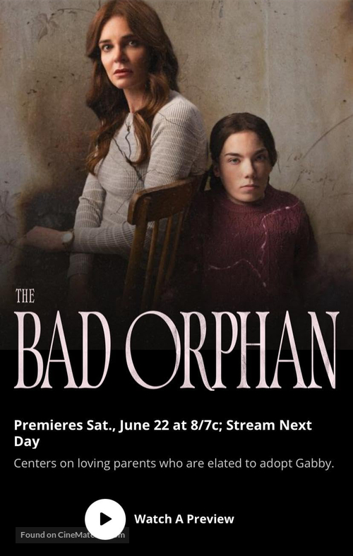 The Bad Orphan - poster