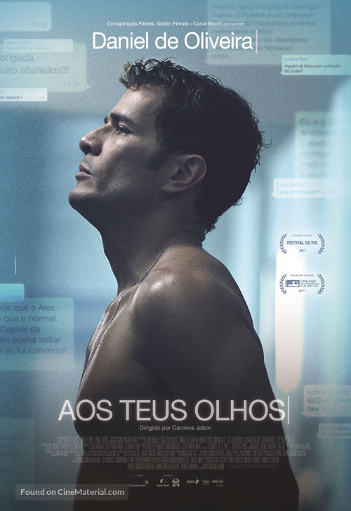 Aos Teus Olhos - Brazilian Movie Poster