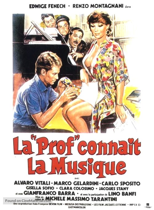 L&#039;insegnante viene a casa - French Movie Poster