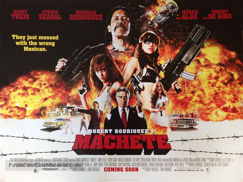 Machete - British Movie Poster