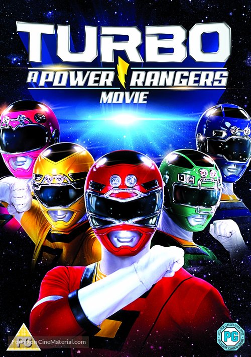 Turbo: A Power Rangers Movie - British Movie Cover