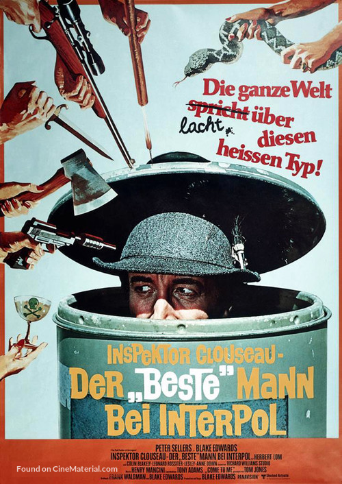 The Pink Panther Strikes Again - German Movie Poster