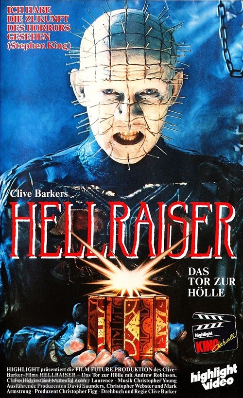 Hellraiser - German VHS movie cover
