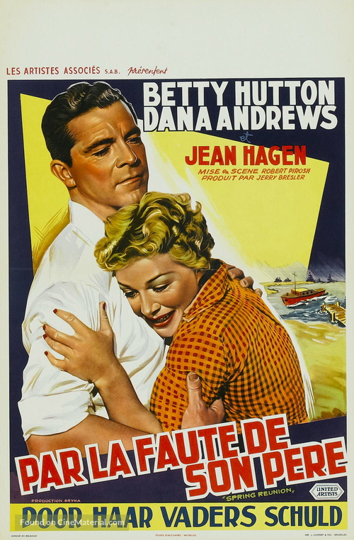 Spring Reunion - Belgian Movie Poster
