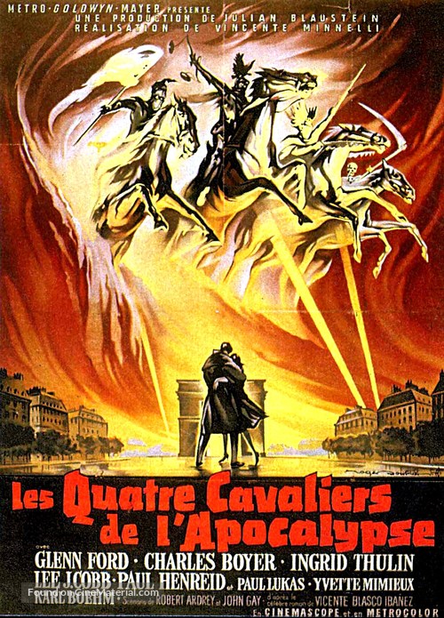 The Four Horsemen of the Apocalypse - French Movie Poster