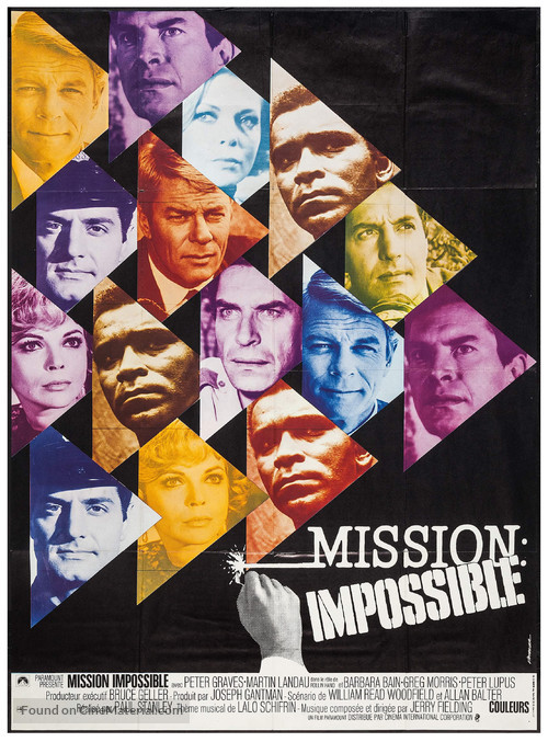 Mission Impossible Versus the Mob - French Movie Poster