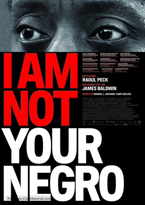 I Am Not Your Negro - German Movie Poster