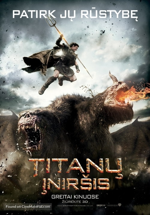 Wrath of the Titans - Lithuanian Movie Poster