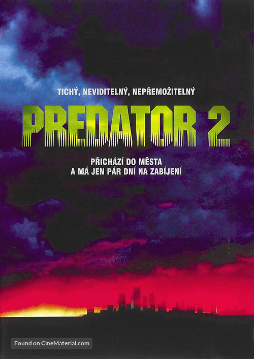 Predator 2 - Czech DVD movie cover