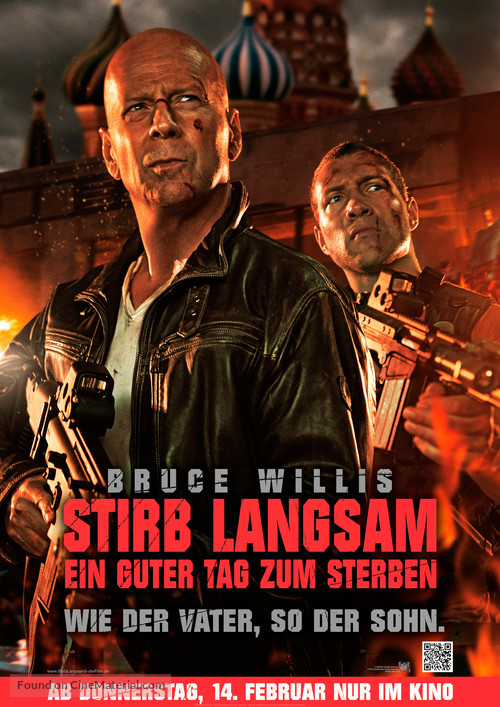A Good Day to Die Hard - German Movie Poster