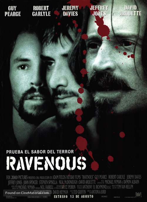 Ravenous - Spanish Movie Poster