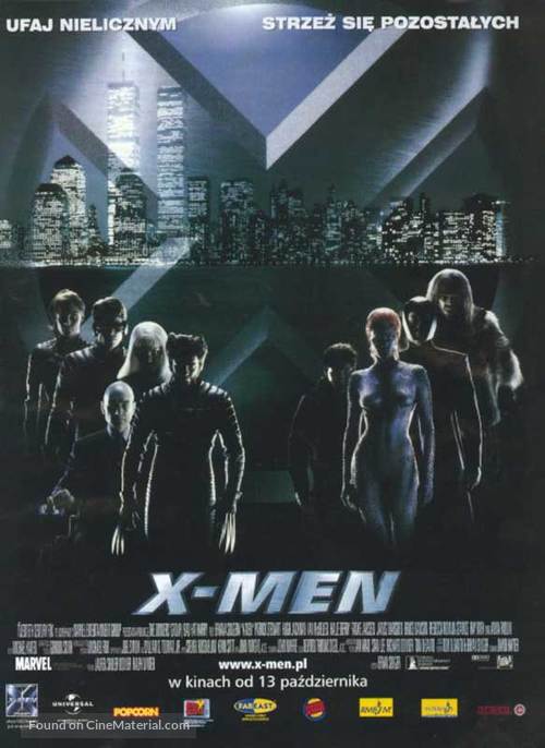 X-Men - Polish Movie Poster
