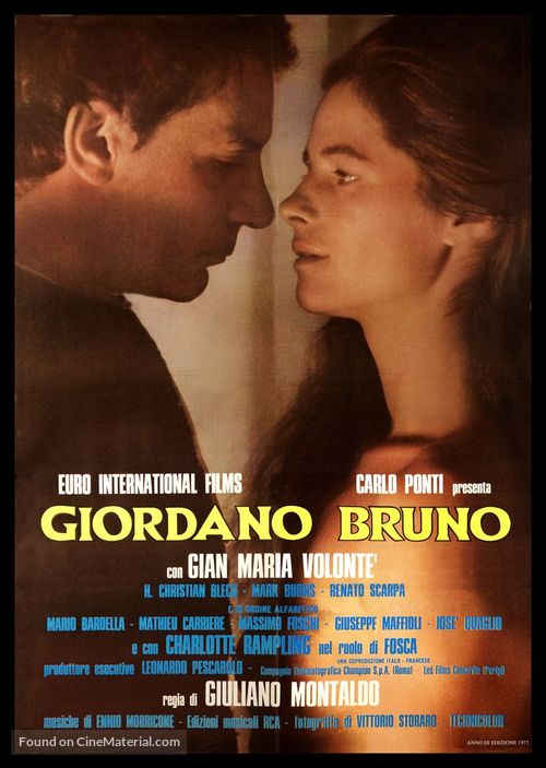 Giordano Bruno - Italian Movie Poster