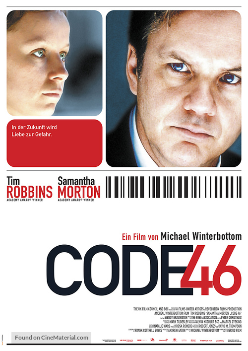 Code 46 - German Movie Poster