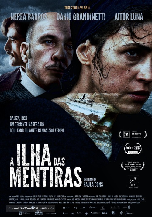 La isla de las mentiras - Portuguese Movie Poster
