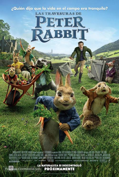 Peter Rabbit - Mexican Movie Poster