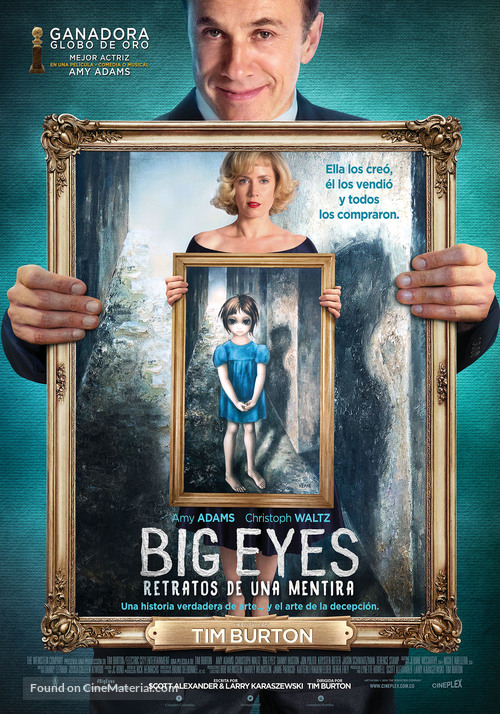 Big Eyes - Colombian Movie Poster