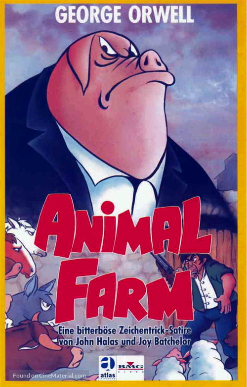 Animal Farm - German VHS movie cover