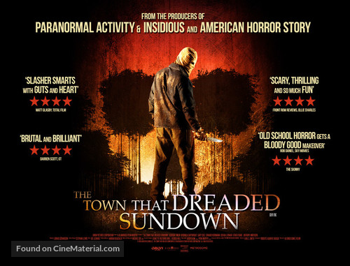 The Town That Dreaded Sundown - British Movie Poster