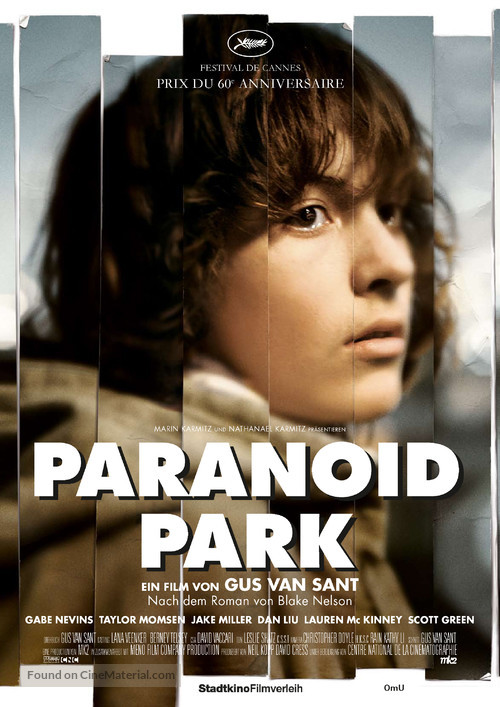 Paranoid Park - Austrian Movie Poster
