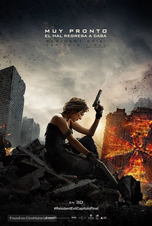 Resident Evil: The Final Chapter - Peruvian Movie Poster