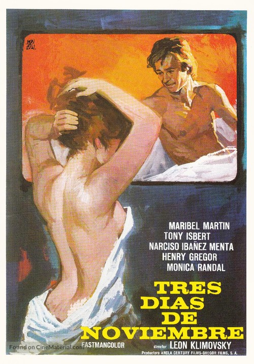 Tres d&iacute;as de noviembre - Spanish Movie Poster