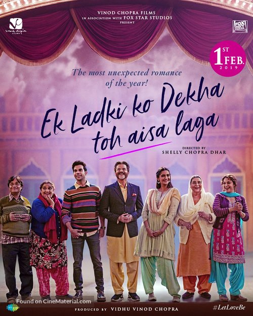 Ek Ladki Ko Dekha Toh Aisa Laga - Indian Movie Poster