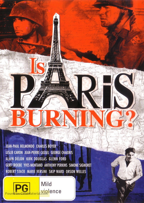 Paris br&ucirc;le-t-il? - Australian DVD movie cover