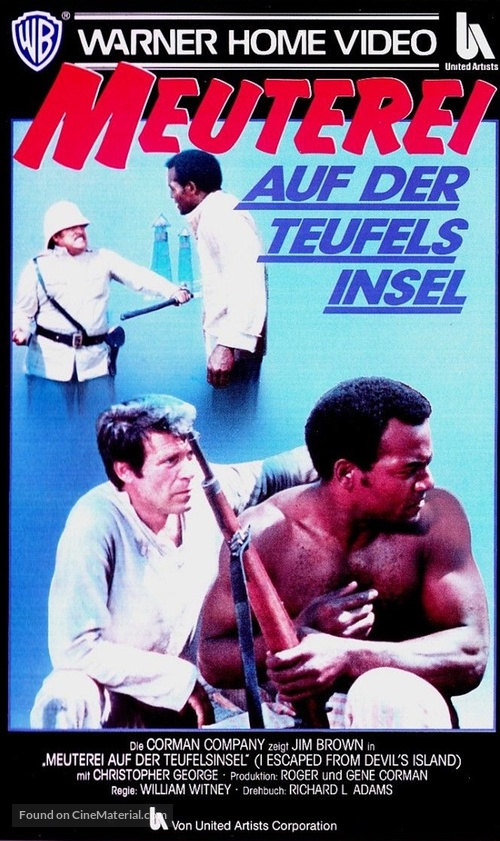 I Escaped from Devil&#039;s Island - German VHS movie cover