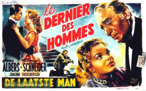 Der letzte Mann - Belgian Movie Poster