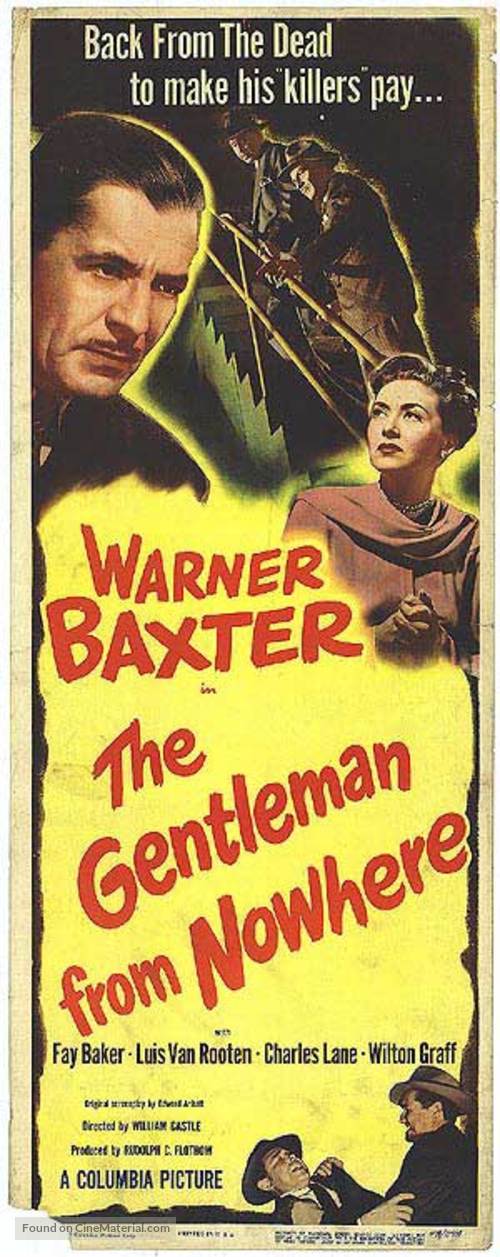 The Gentleman from Nowhere - Movie Poster