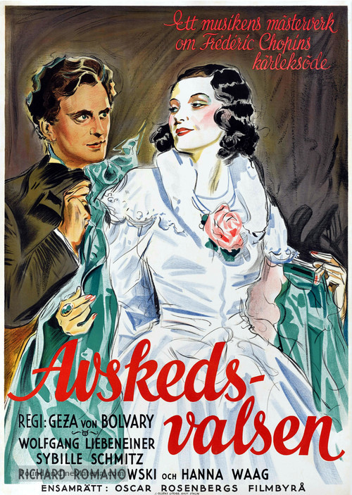 Abschiedswalzer - Swedish Movie Poster